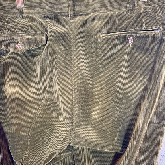 Polo Ralph Lauren Corduroy Pants 36x30 Forest Green Classic Fit Medium Cord - Picture 6 of 8
